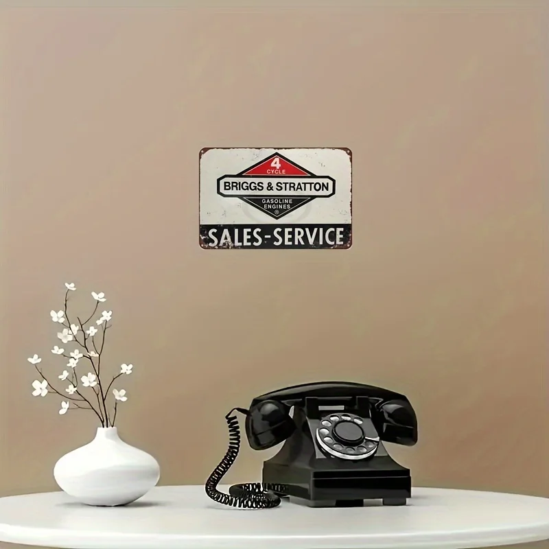 1-Piece Metal Tin Sign, 