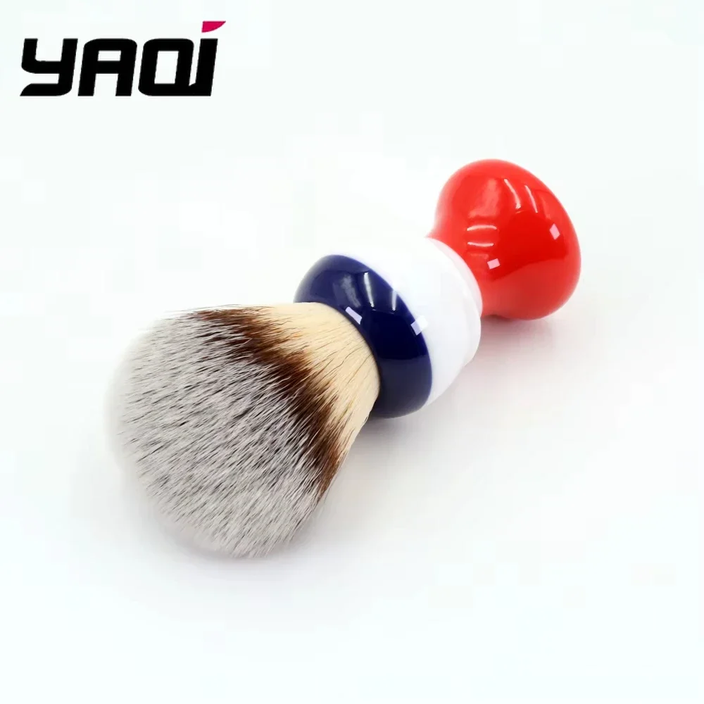 YAQI 24MM Synthetic Knots Brush Resin Handle Shaving Brush Handle for Mens