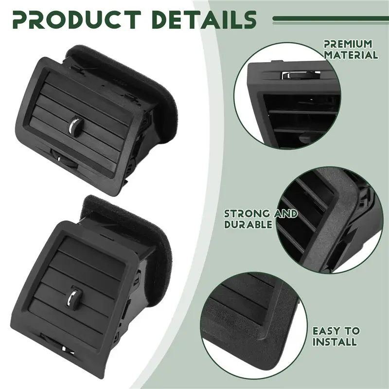 Car Dashboard LH&RH Side A/C Air Conditioner Outlet Assembly 1QL40XDVAA 1QL41XDVAA For Dodge Challenger 2008-2014 LHD-A54R