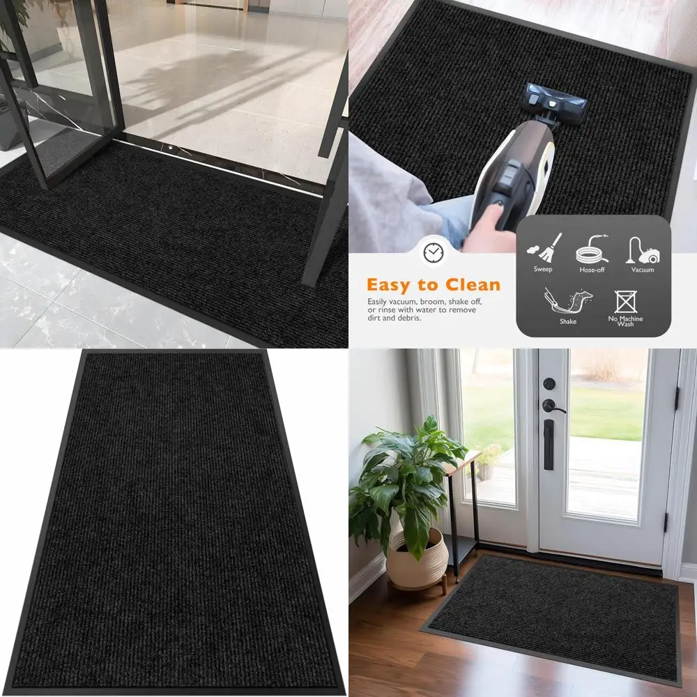 

Сверхмощный дверной коврик 3 фута x 11 футов — большой входной напольный коврик для использования в помещении и на открытом воздухе, коврик для грязи коммерческого класса