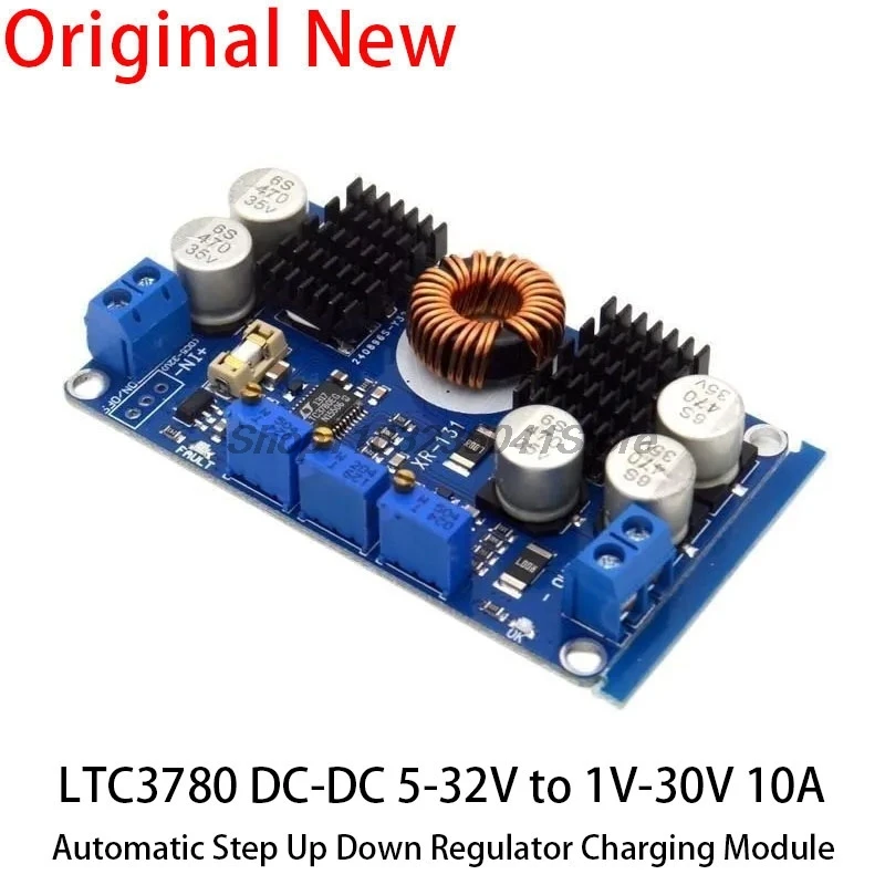 LTC3780 DC-DC 5-32V to 1V-30V 10A Automatic Step Up Down Regulator Charging Module Power Supply module For Arduino