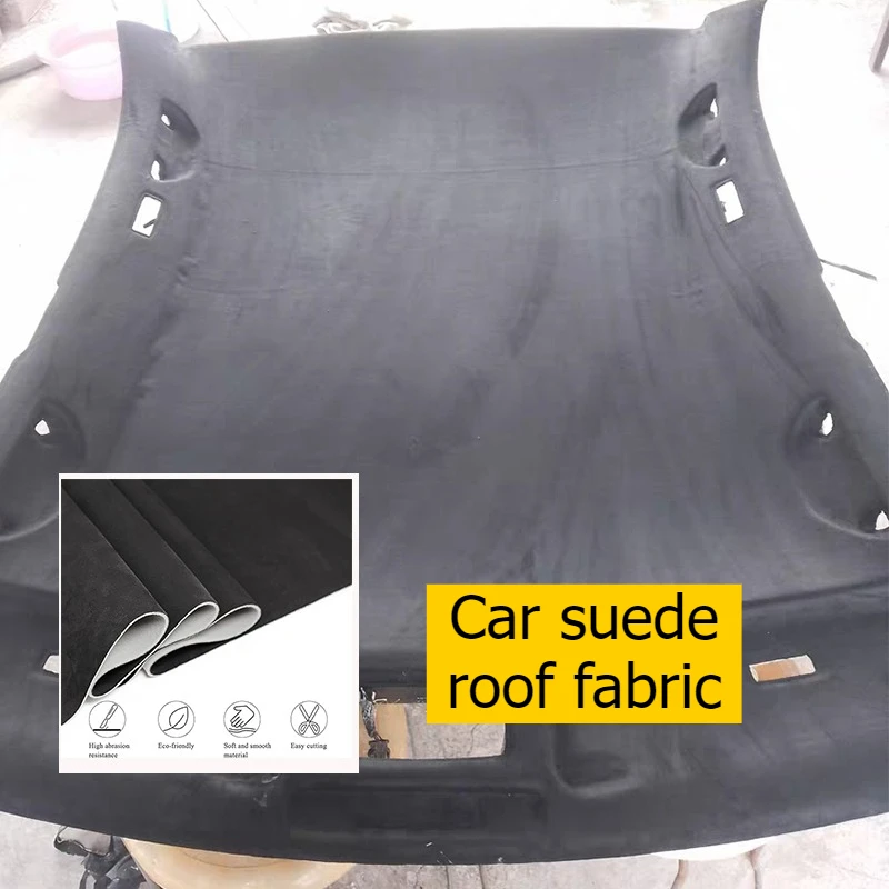 

Ткань из замши для потолка автомобиля 200/300x150 см, пенополиуретановая ткань для обивки салона авто, модификации и ремонта интерьера фургонов