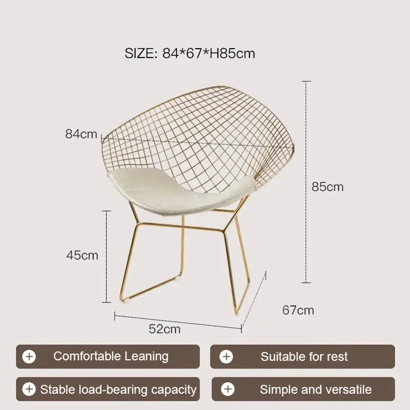 Kitchen Furniture Chair Nordic Dining Chair Vanity Make Lazy Chair Bedroom Chair Italian Sillas De Comedor Designer Furniture