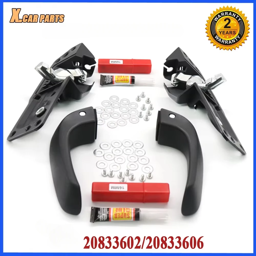 

Left and Right Car Interior Door Handle Repair Kit Inside 1 SET 20833602 20833606 For 07-14 Chevrolet Silverado 1500 2500 3500