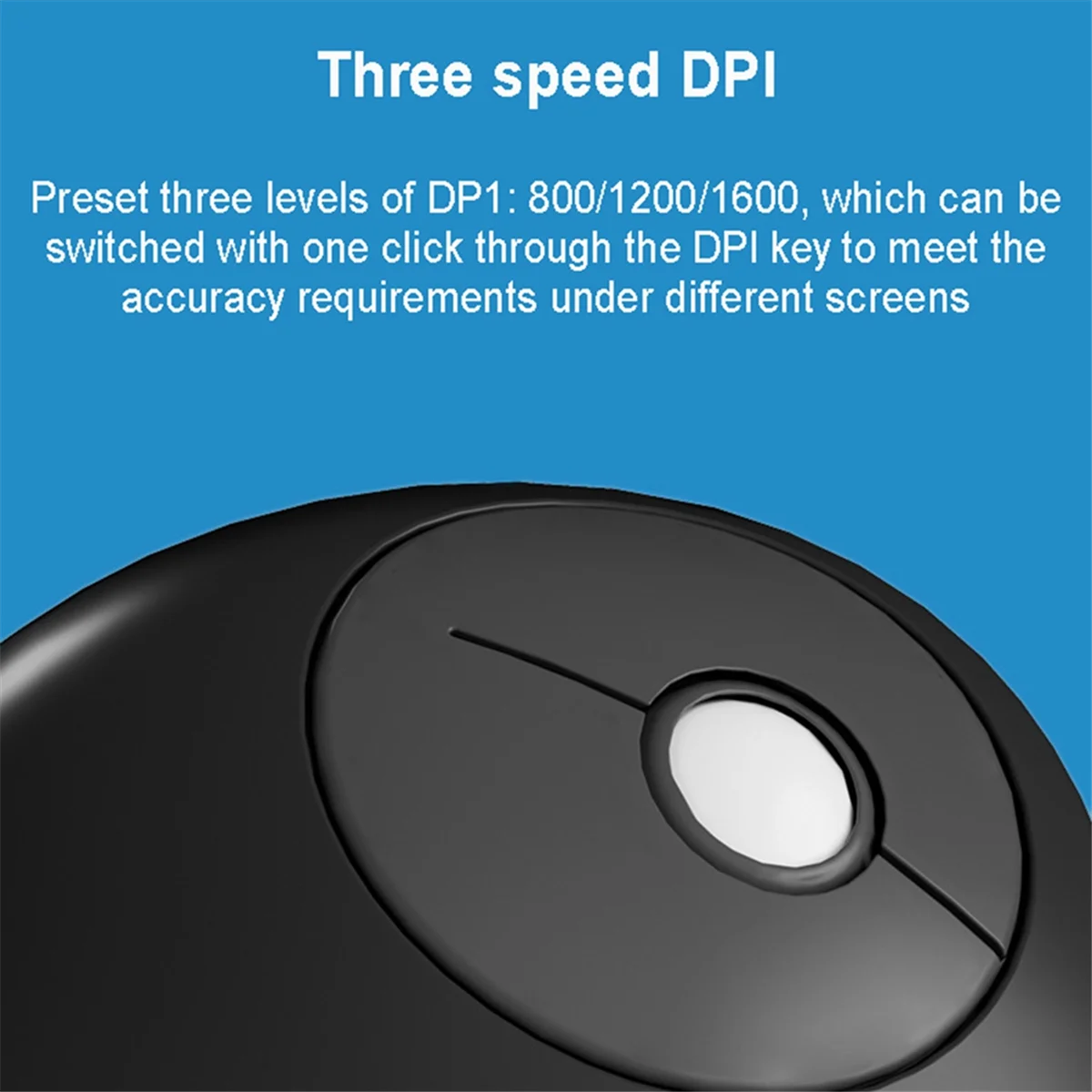 ATYP Ergonomic Small Mouse Rechargeable Dual-Mode Silent Wireless Mouse DPI Adjustable Office Mice for PC Phone B