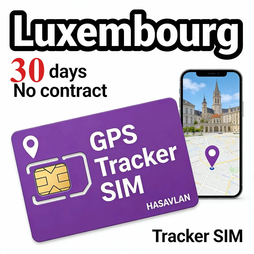 Tracker SIM 4G,No Contract，Nano/Micro/Standard 2G/3G/4G Cat4 LTE , 30MB/30 Days for TK905 ST-902L, ZOVAGOLO LUXEMBOURG