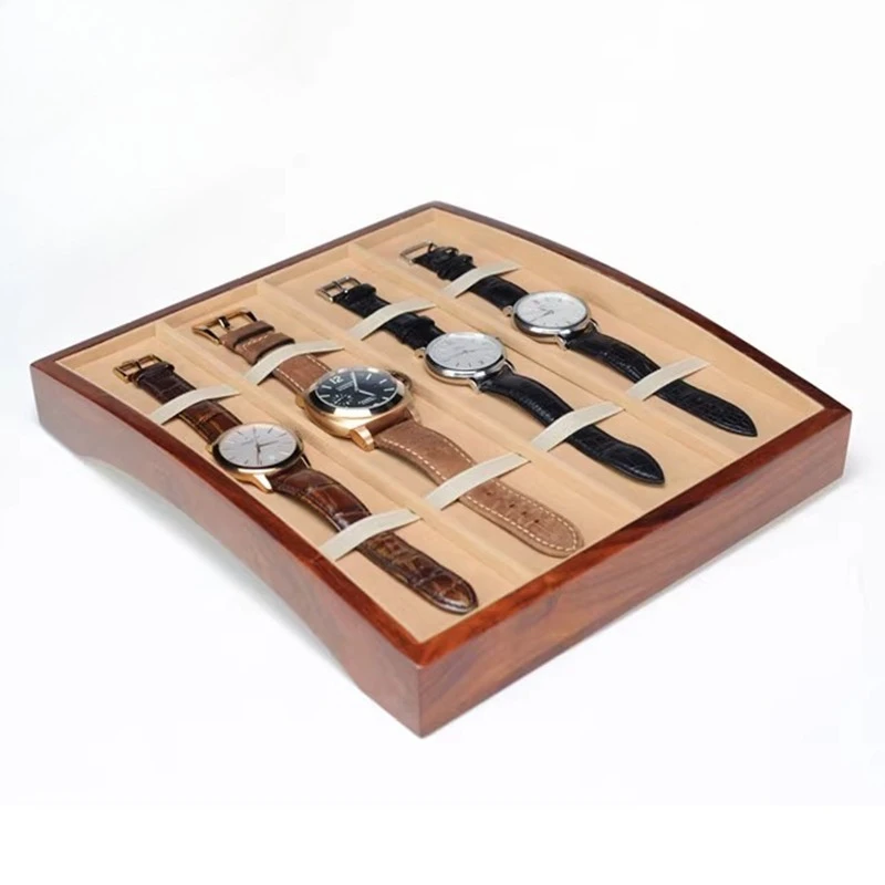 

Solid Wood Watch Tray Luxury Storage Box for Watches Organizer Display Mens Wrist Watch Organizer Boxes Travel Storing Trays