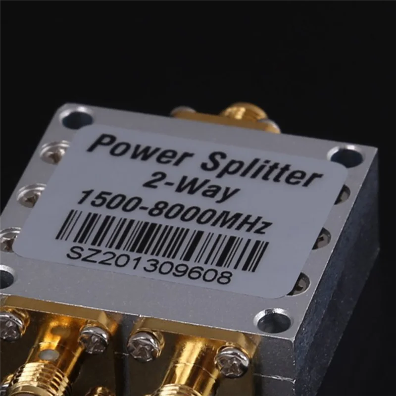 ใหม่ 2 WAY SMA Power Splitter 1500 MHz-8000 MHz, SMA หญิง 8G Power Divider สัญญาณสาย Splitter หญิง Divider