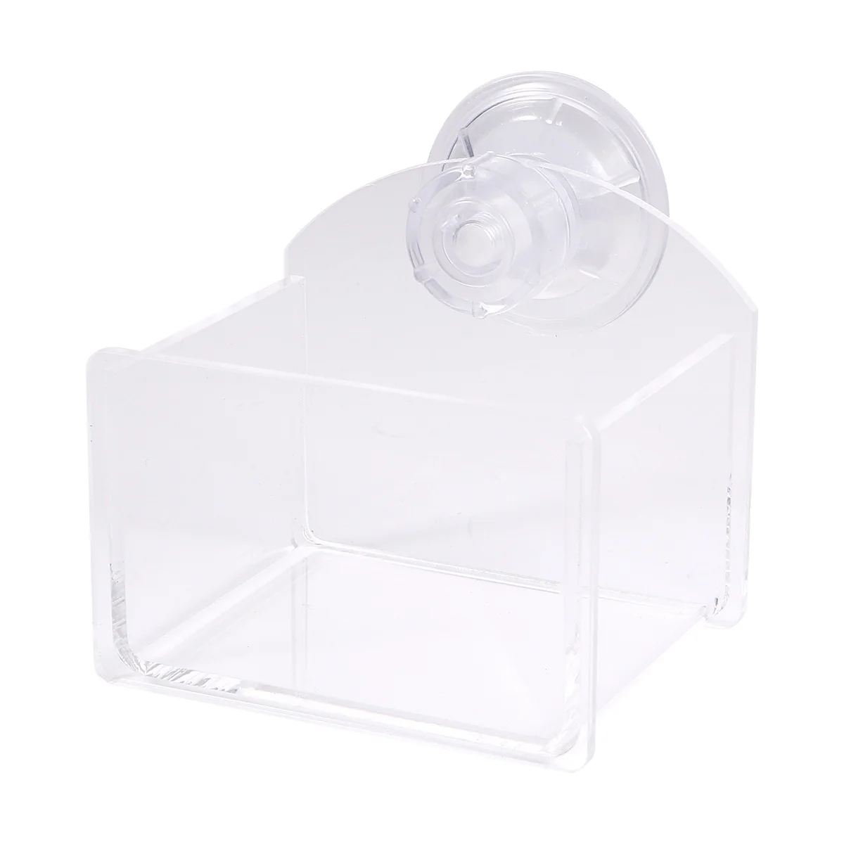

Reptile Feeder Bowl Transparent Suction Cup Wall Mounted Durable Pet Feeding Container For Lizard Turtle Gecko Spider