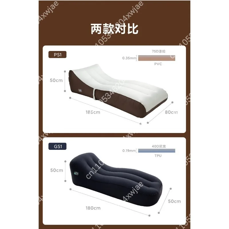 One Click Automatic Inflatable Bed, Portable Lazy Air Mattress For Home Outdoor Camping, Quick Inflation For Overnight Rest