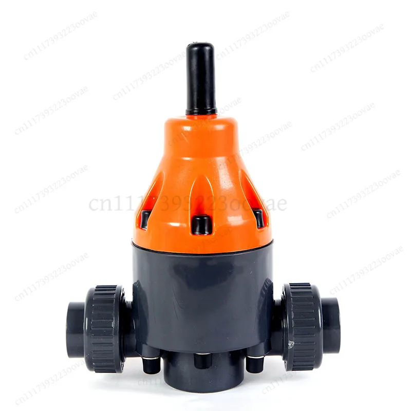 UPVC Plastic Back Pressure Relief Safety Overflow Valve DN15 DN20 DN25 Pipeline Fluid Control Spare Parts