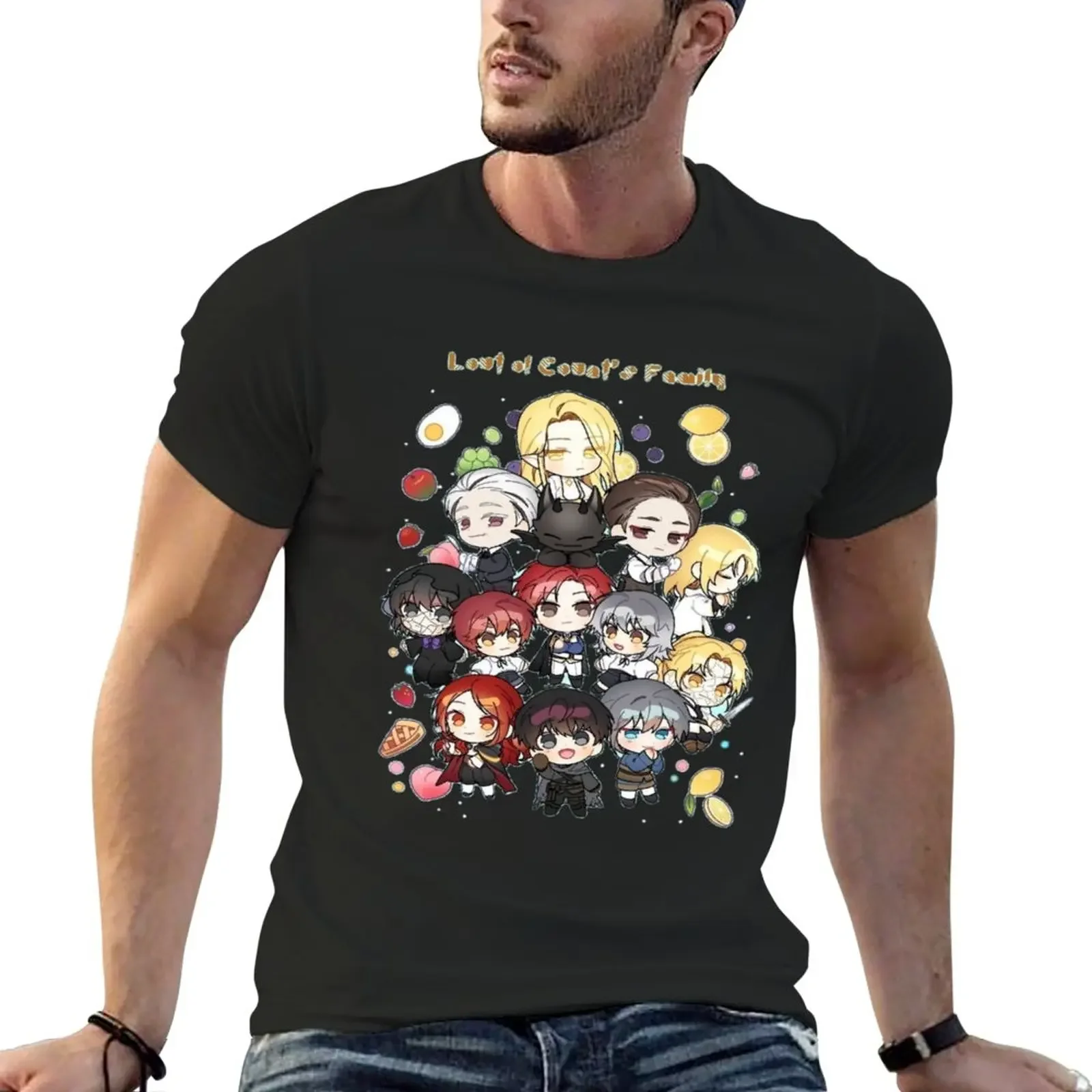 New Trash of the counts family T-Shirt blue archive kawaii clothes graphic shirts mens vintage t shirts