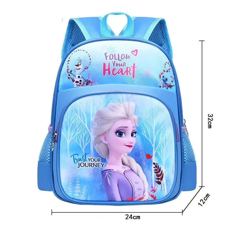 Frozen Backpack Elsa Anna Princess Cartoon Schoolbag Girls Backpack Children Primary School Schoolbag Travel Luggage Bag