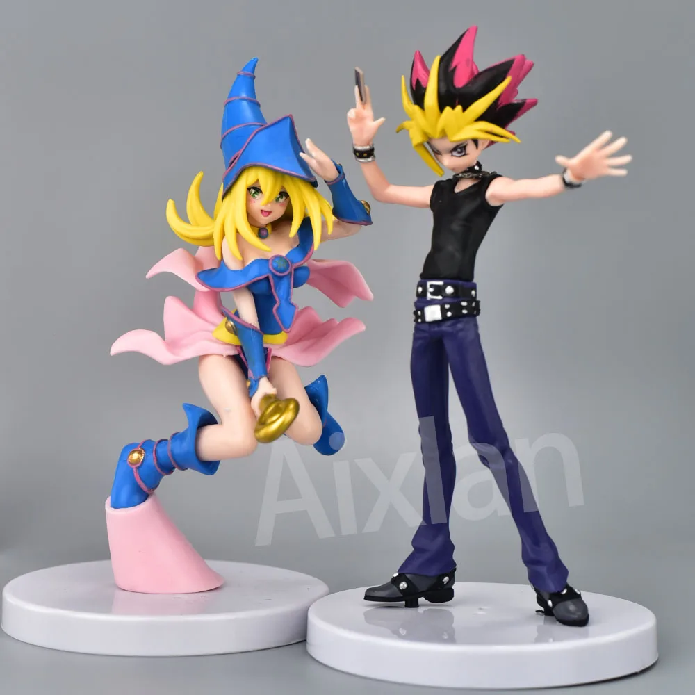 17cm Yu-Gi-Oh! Duel Monsters Girl Figure yugioh Dark Magician Girl Yugi Muto PVC Action Figure Model Toys Christmas Gifts