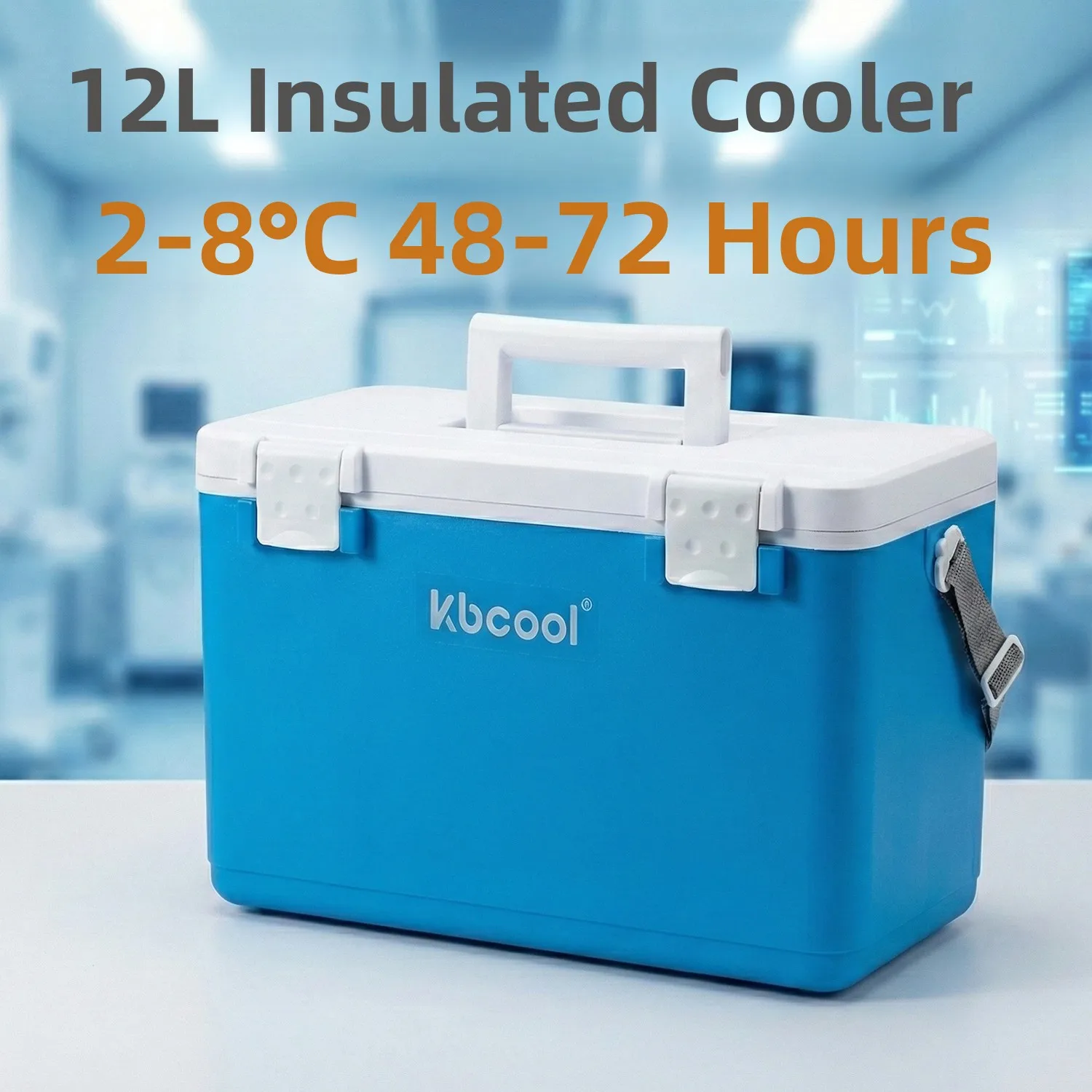 

Термоизоляционный контейнер 12 л, нехолодильный, из ПУ, для вакцин, образцов, биологических материалов, животноводства, для использования на улице, до -28 градусов