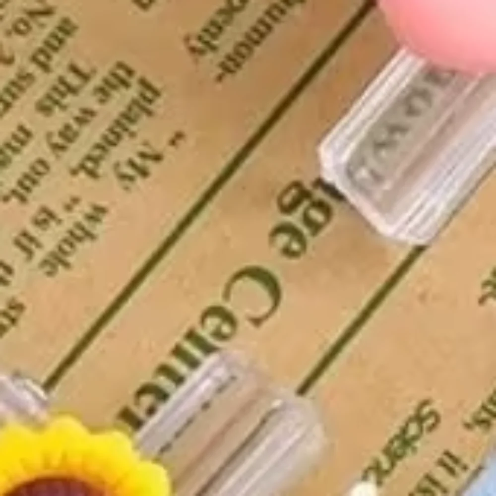 

5pcs Transparent Binder Clips Cartoon Multifunctional File Documents Tickets Clips 10 Styles Animal Cute Paperclips