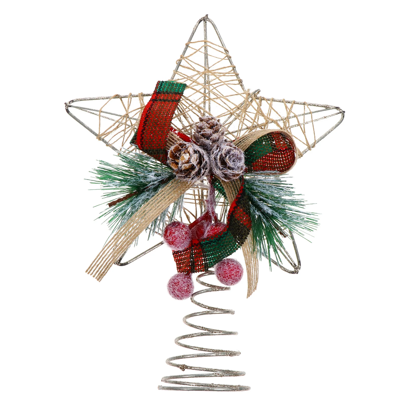 

1Pcs Christmas Tree Top Star Decorative Xmas Pendant Christmas Hanging Ornament Party Wall Door Decor Holiday Celebration Gift