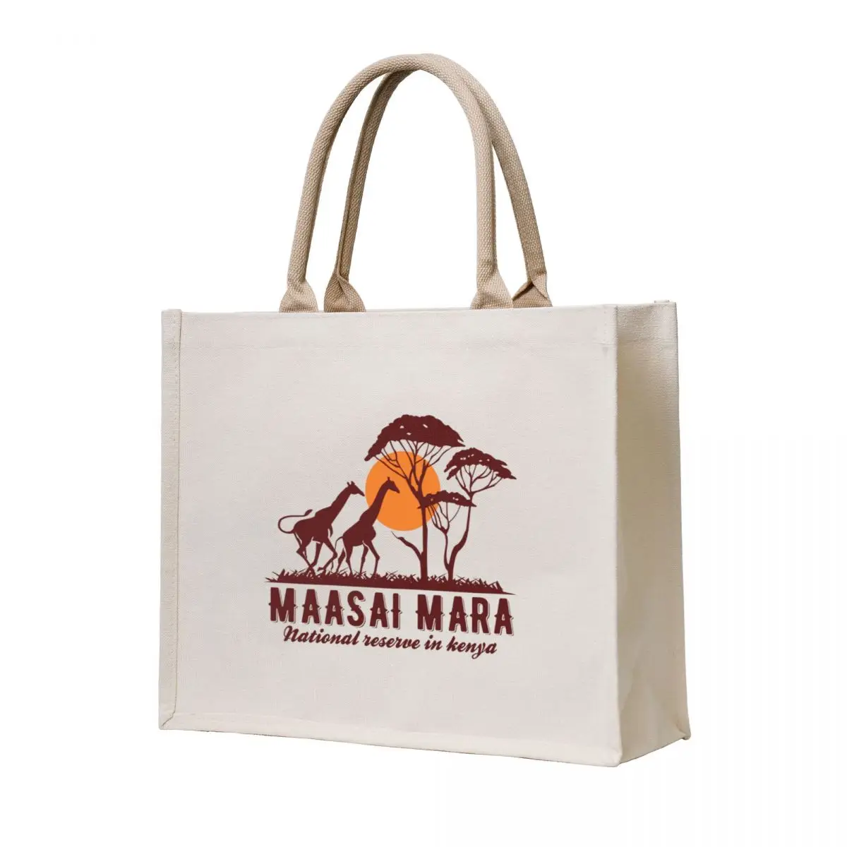 

Maasai Mara National Reserve In Kenya Tote Bag bags luxury women supermarket folding bag Eco bag