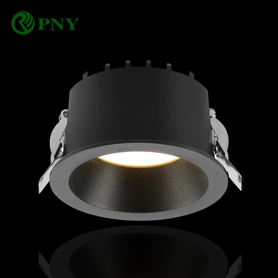 Deep Anti Glare LED Downlight Ceiling Recessed Down Lamp For Commercial Lighting Living Room Bedroom Corridor Clothing Shop