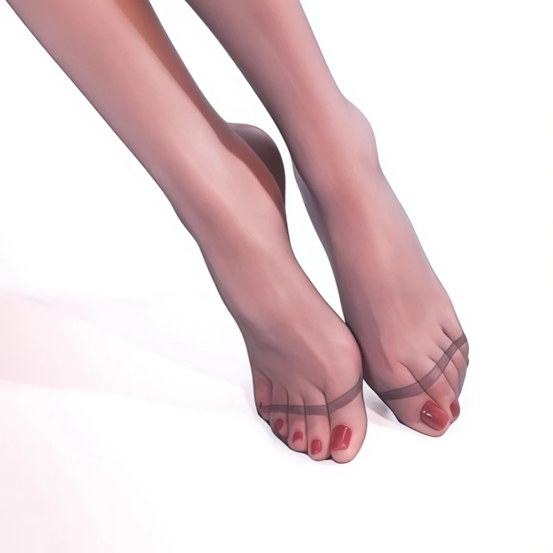 

1D Naked Feeling Breathable Underwear Women Sexy Ultra Thin Transparent Stockings With Foot Shape One Line Crotch Tights