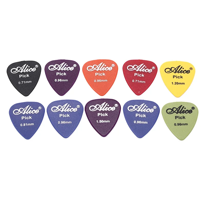 30pcs/set Guitar Pick with Box Solid Color Celluloid Water Droplet Shape String Instrument Accessory for Electric Guitar Bass