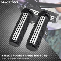 Empuñaduras de mano para manillar de acelerador electrónico de motocicleta, 1 '', 25mm, para Harley Touring Road King Electra Glide Softail