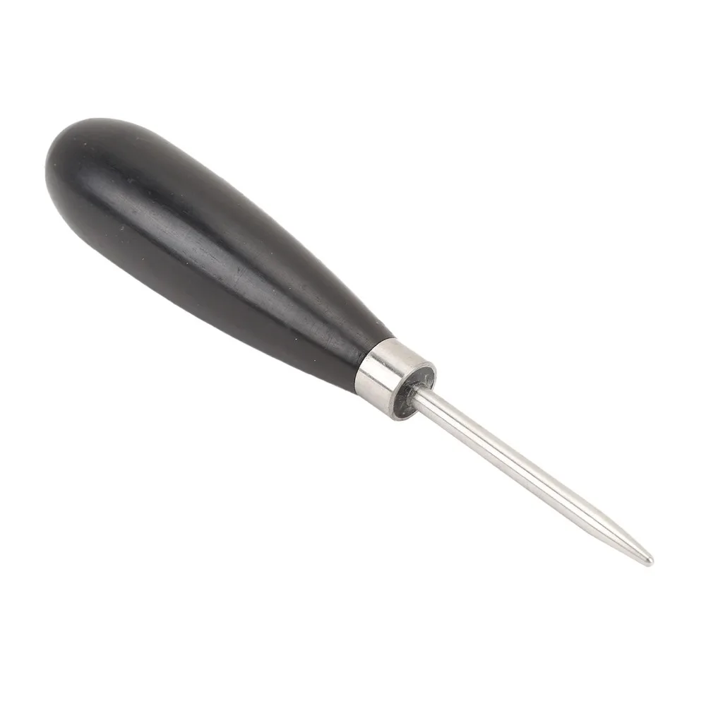 

Stainless Steel Racquet Stringing Straight Awl Sandalwood Lightweight Racquet Threading Awl Badminton Racket Stringing Tool