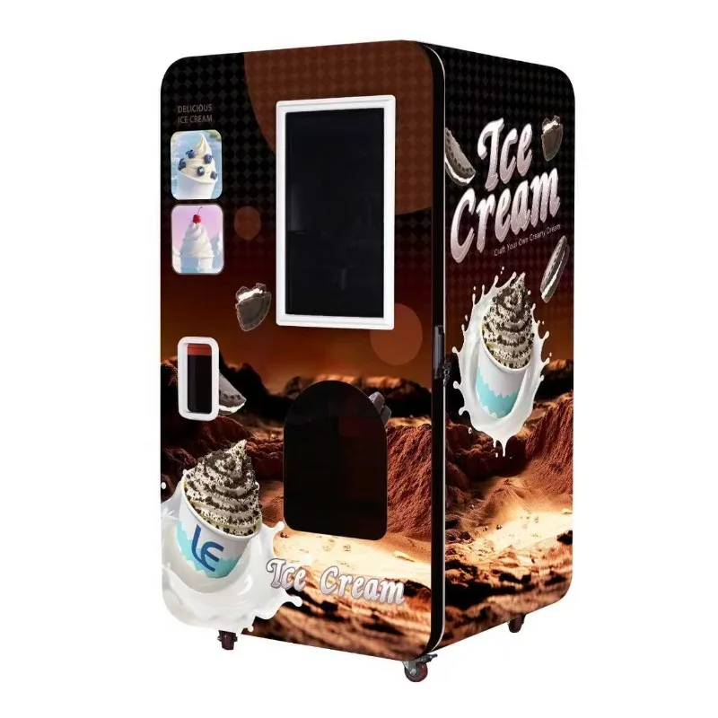 Automatic Soft Ice Cream Vending Soft Serve Machine Commercial Ice Cream Makers Factory Supply