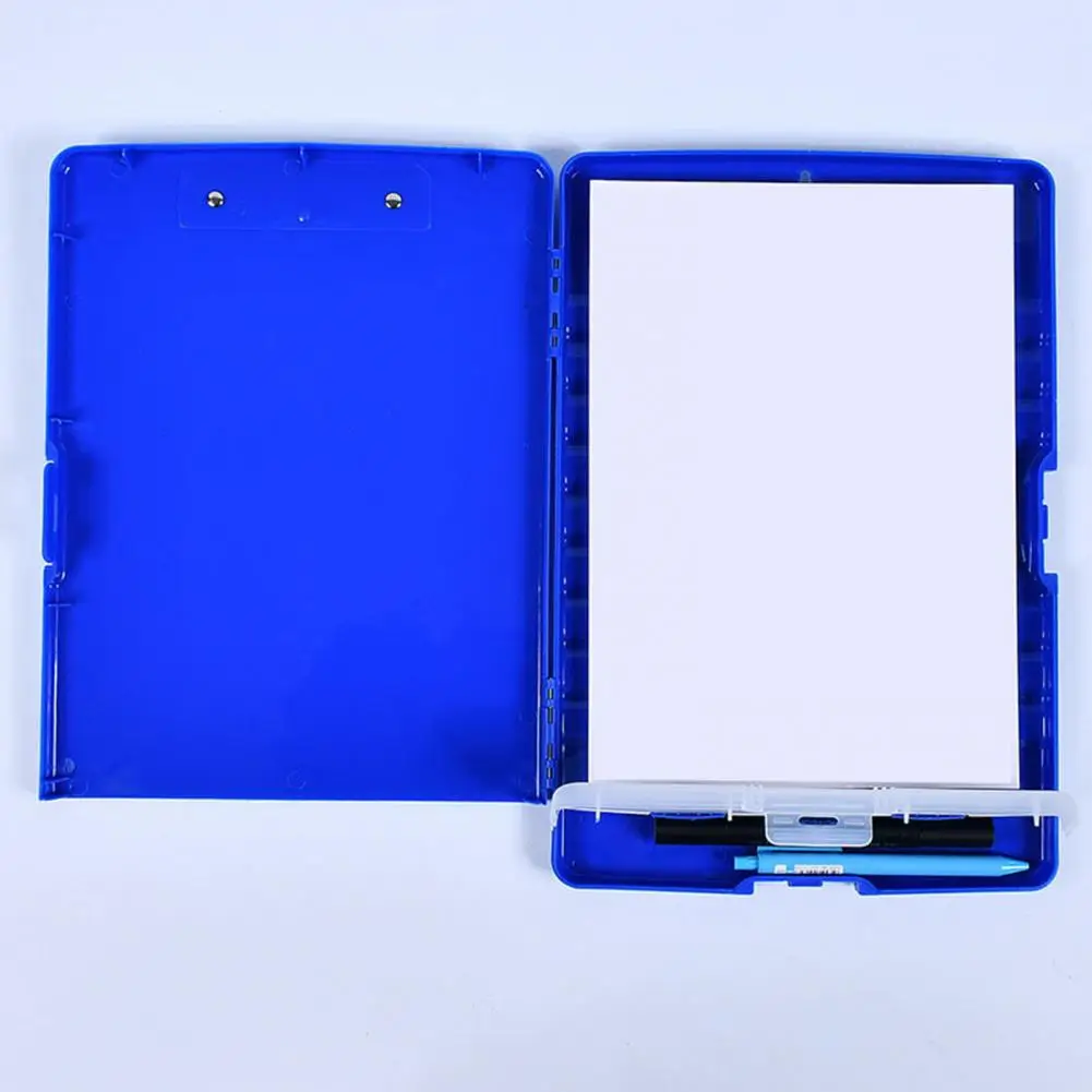Doctor File Organizer 3-in-1 File Folder Organizer with Lock Non-slip Clips Hanging Holes Clipboard Pencil Case for Office
