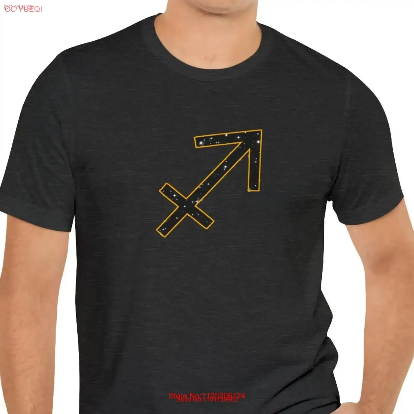 Футболка со знаком зодиака Стрелец, Джерси, Астрология, Звезда, винтажная стираная повседневная эластичная удобная уличная одежда, универсальная мужская одежда Футболка со знаком зодиака Стрелец, Джерси, Астрология, Звезда, винтажная стираная повседневная эластичная удобная уличная одежда, универсальная мужская одежда
