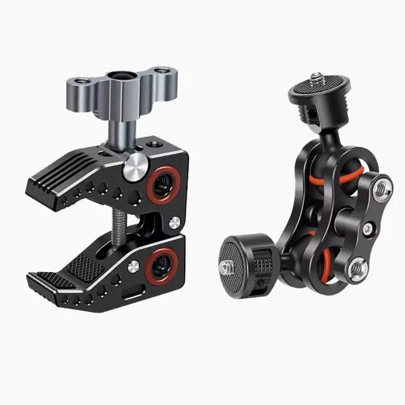 

Photography Crab Claw Full Metal Aluminum Alloy Strong Bracket Desktop Mounting Bracket Extension Accessories Set