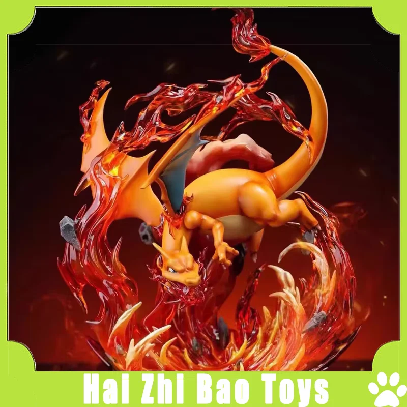 Presale Anime Pokemon Gk Charizard Figures 1/20 Amazing Museum Action Cute Statue Model Desktop Decoration Collection Gift