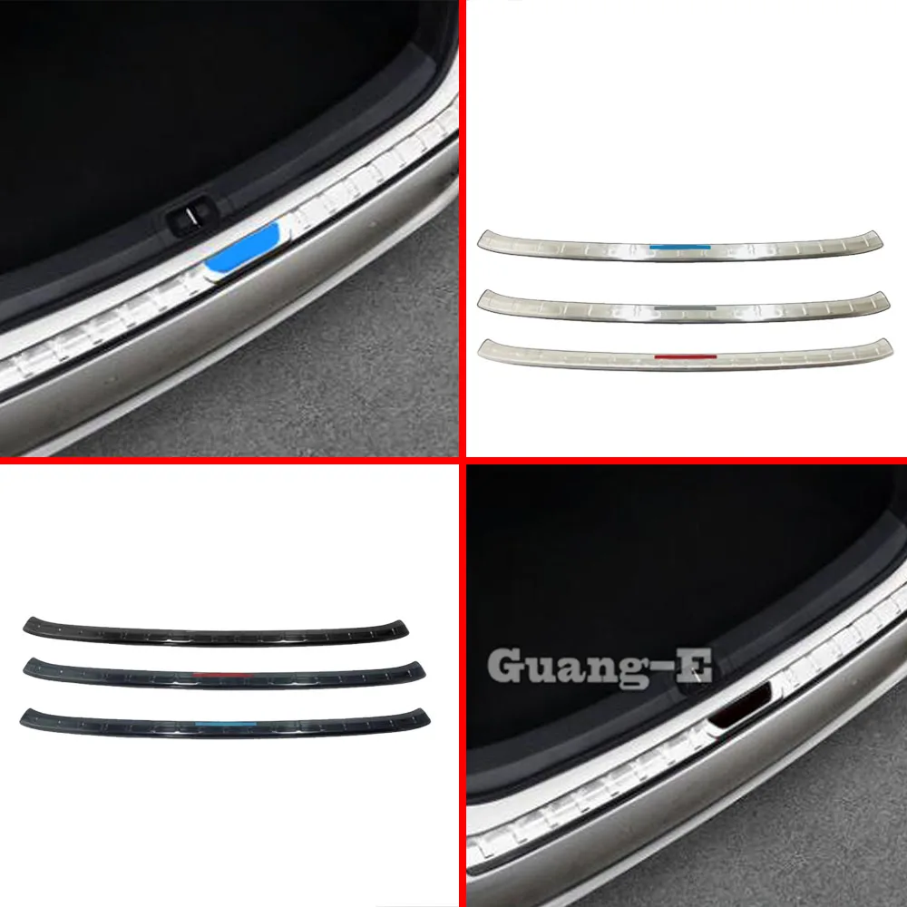 For Toyota Corolla Altis 2019 2020 2021 2022 Rear Trunk Outer Guard Covers Stainless Steel Car Accessories Protector Decoration