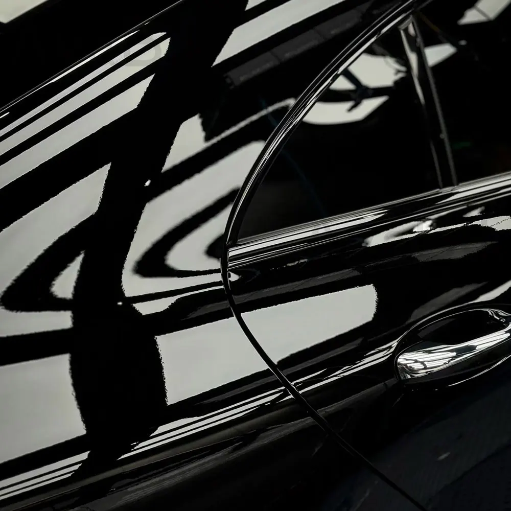 Auto Black TPU TPH PPF Polyurethane Foil Wrapping Glossy Black Car bumper Self Healing Car Invisible Body Paint Protection Film