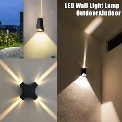 LED Wand leuchte Außen leuchte IP66 wasserdicht 4W 5W 6 W AC85-265V Innendekoration Garten Veranda Wand beleuchtung Licht für Veranda