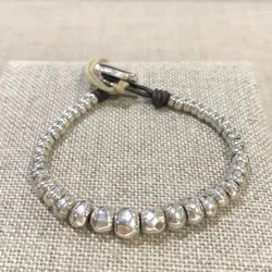 High Quality European and American Original Fashion Electroplating 925 Silver Charm Beads Bracelet Popular Jewelry Gift