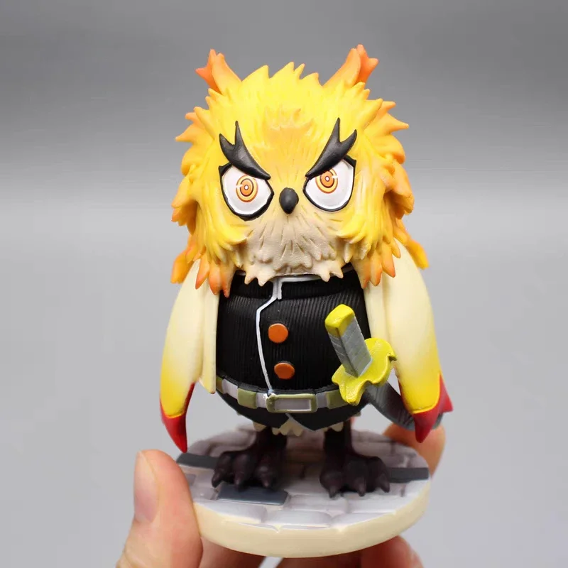 子供のためのグラフィックレイヤーのアニメフィギュア,鬼滅の刃,フクロウ,クリスマスプレゼント,新しいgk