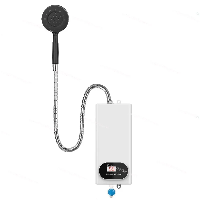 

220-240V, 50/60Hz New Stainless Steel Instant Bathroom Faucet Shower Set Instant Electric Water Heater Faucet Shower Faucet