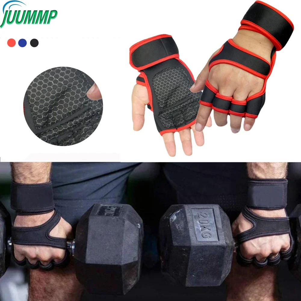 

1Pair Weightlifting Training Gloves For Men Women,Hand Wrist Palm Protector Gloves For Gym Workout,Weightlifting Fitness Sports