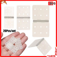 20pcs Nylon & Pinned Hinge for RC Airplane Aileron Connection Parts Aeromodelling Model DIY Accessories KT su27 fixed wing