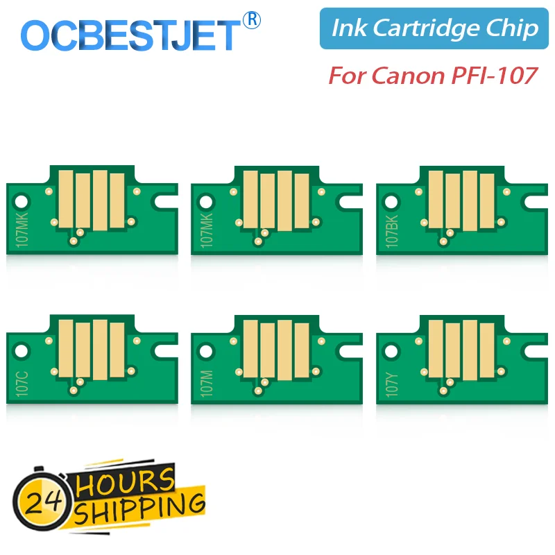 PFI-107 Chip For Canon PFI-107 Ink Cartridge Chip For Canon IPF670 IPF680 IPF685 IPF770 IPF780 IPF785 Printer