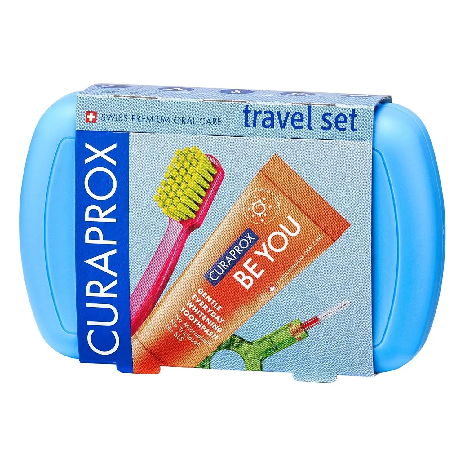 

Travel Dental Care Kit: Toothbrush, Toothpaste & Interdental Brushes
