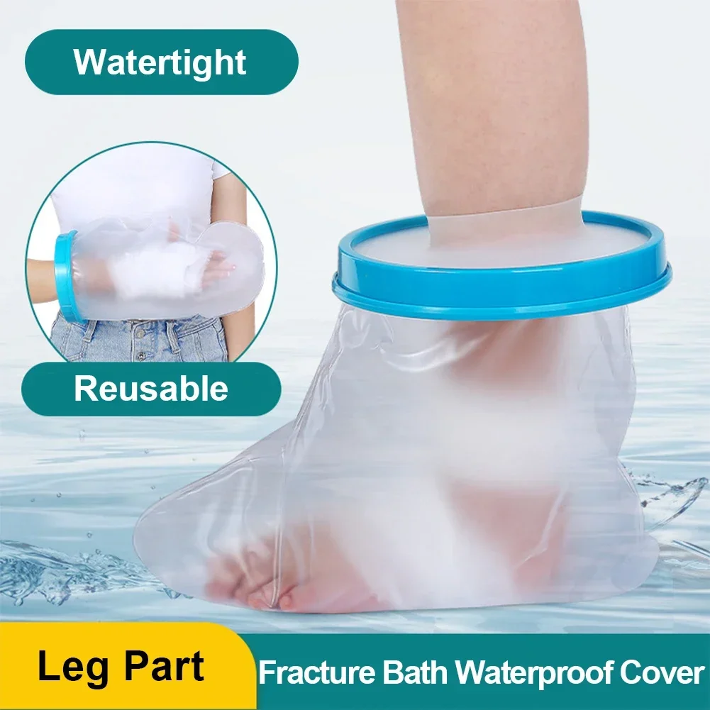 Adult Waterproof Cast Cover Bandage For Shower Leg Boot Foot Hand Elbow Sealed Cast Protector Bag For Surgery Injury Prosthetics