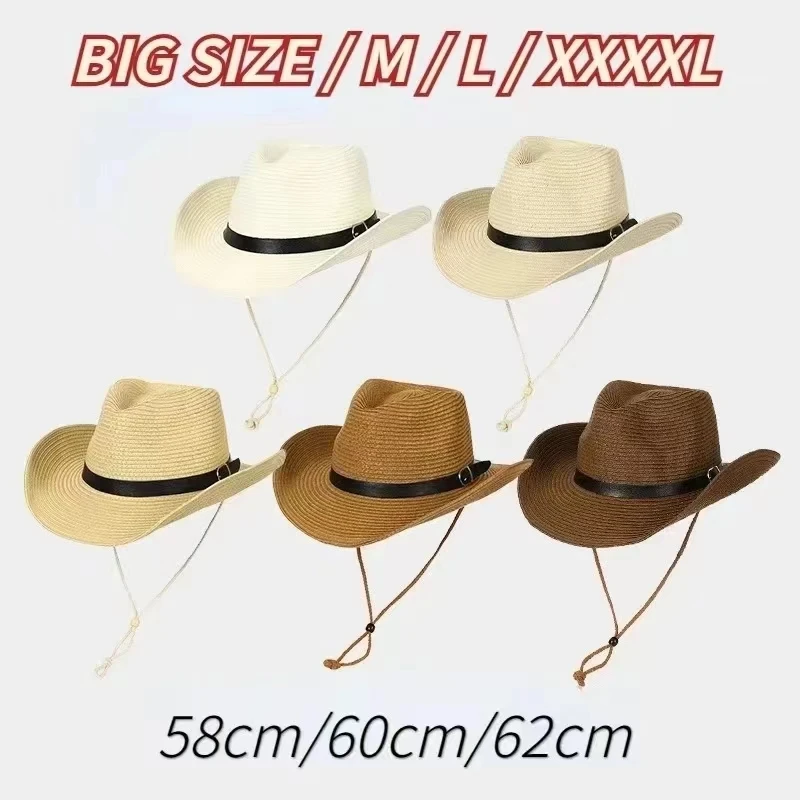 New Extra Foldable Jazz Sun Hat Men Women Summer Beach Lanyard Sunscreen Outdoor Sports Sun Straw Hat Wholesale