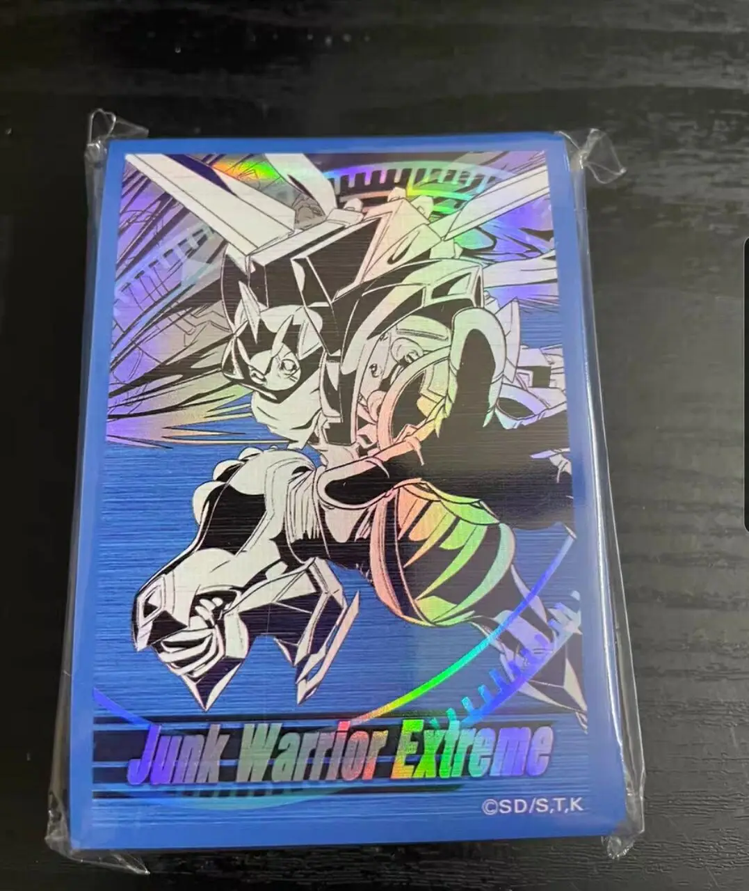100pcs-yugioh-konami-duel-monsters-ycs-japan-junk-warrior-extreme-official-collection-sealed-card-protector-duelist-sleeves