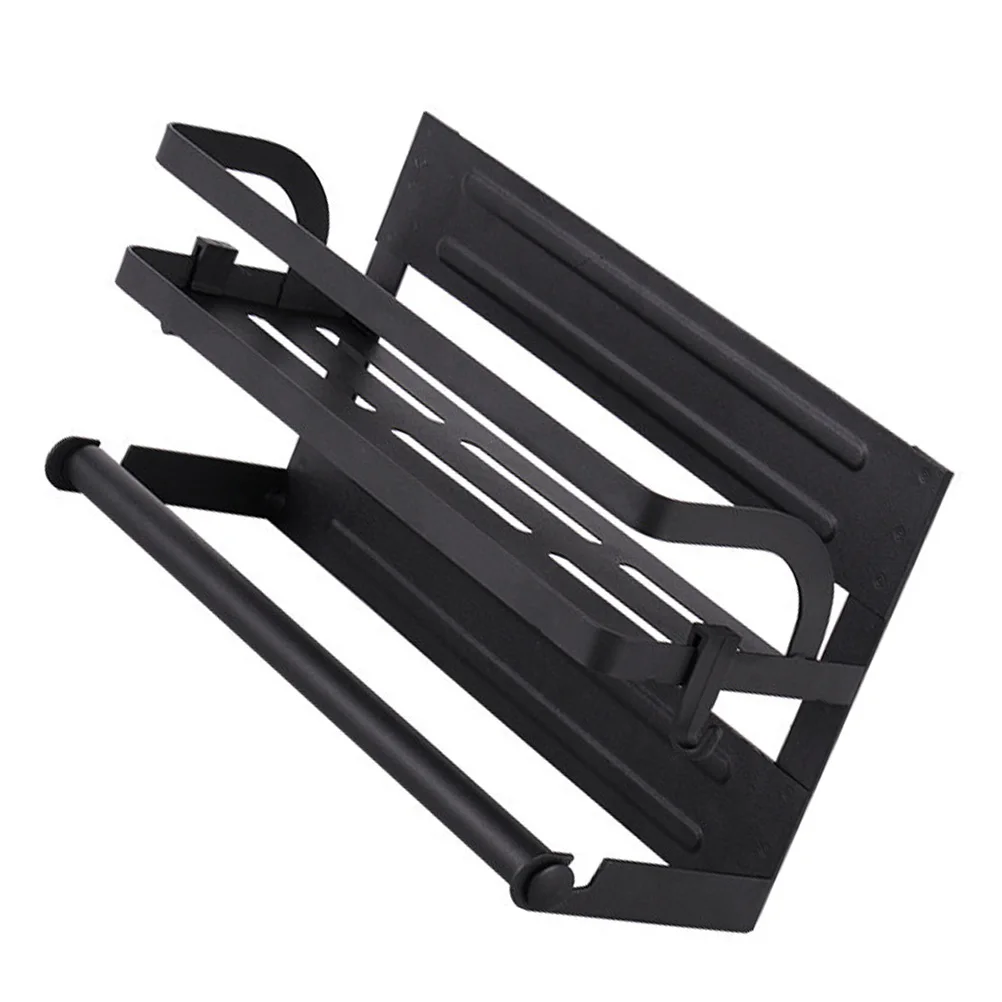 

Magnetic Storage Rack Refrigerator Organizer Single Layer Rack for Kitchen Bathroom Holds Jars Keys Small Items Strong