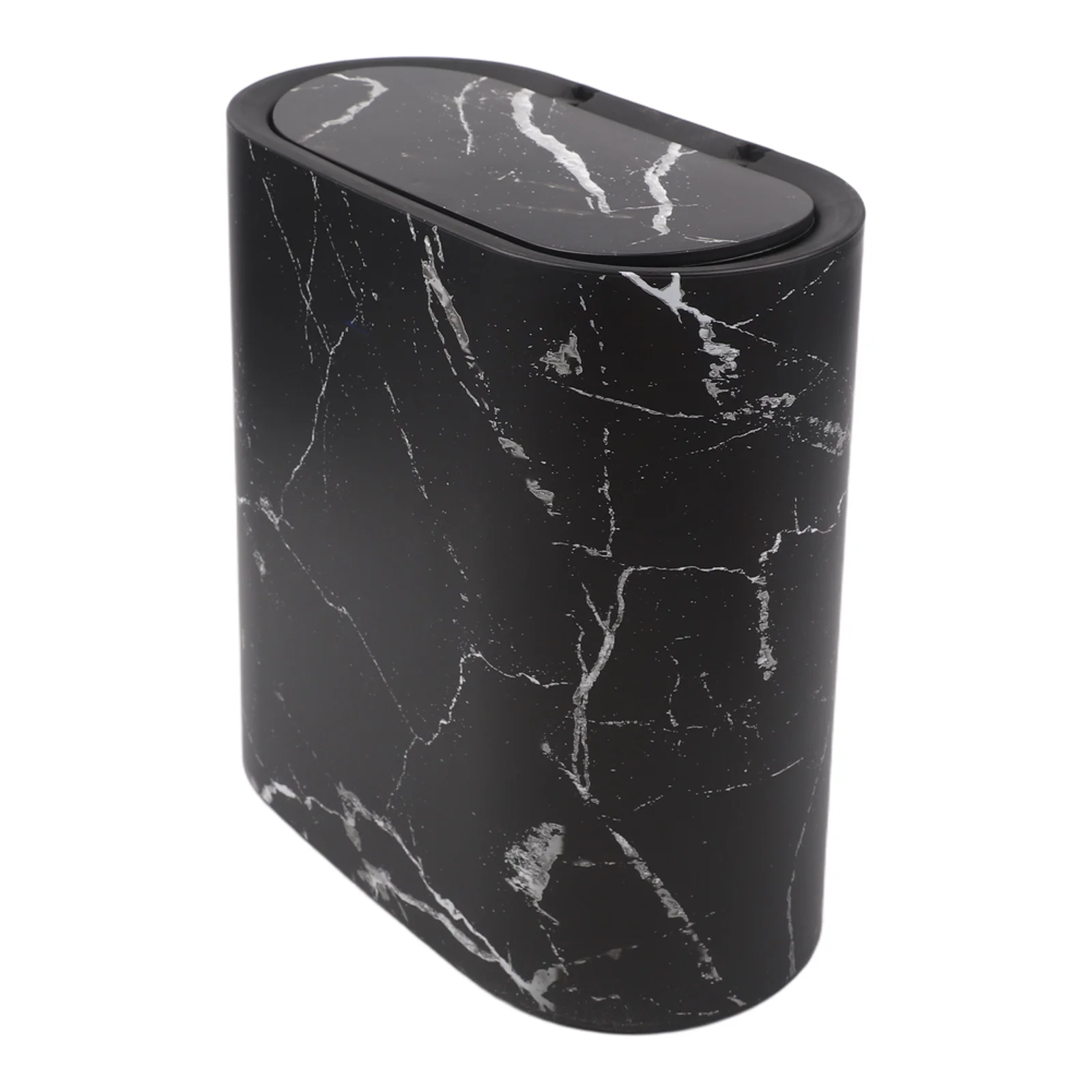 High Capacity for slim Trash Can with Lid 30x30x15cm for Bathroom Kitchen Strong PP Material Resists Wear and Tear