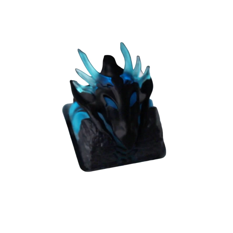 Chave transparente de resina criativa para teclado mecânico, chave esc única, acessórios de escritório para computador, mouse e teclado