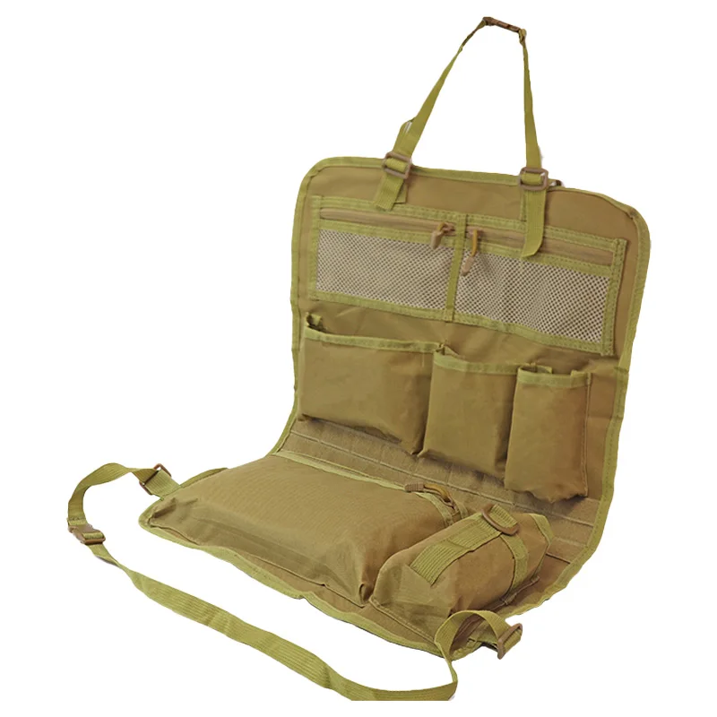 

Car Seat Storage Organizer Seat Back Storage Bag Tactical Camo Hanging Bags Car Stowing Tidying Pocket Interior Accessories