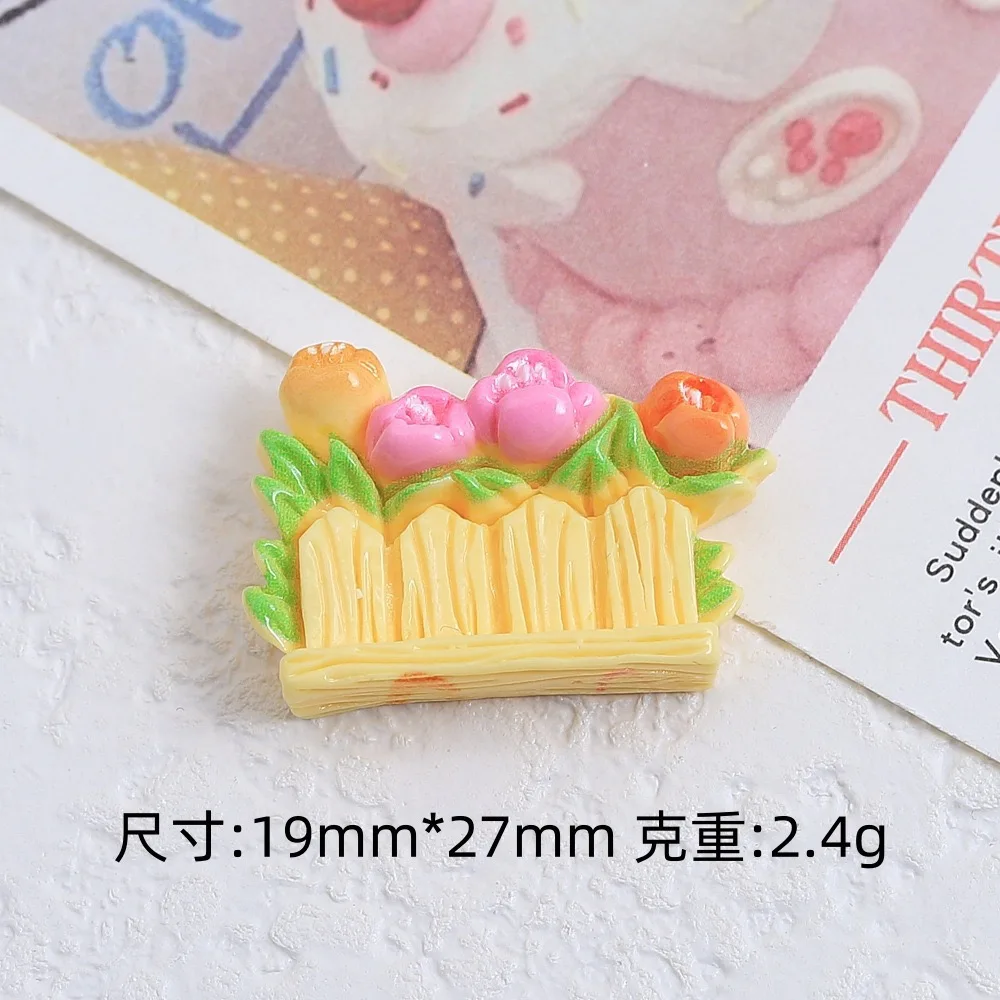 Cute Flower Mushroom Room Resin Cabochon 10pcs for DIY Decoration Accessories Wholesale Resin Hole Shoes Ornament Bulk Supplier